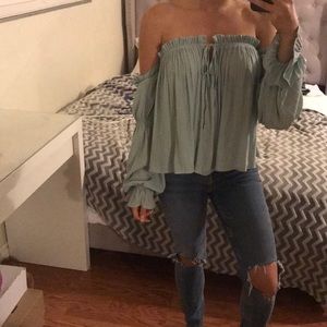 Off the shoulder top